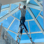 Зеркальная солнцезащитная пленка glass silver 50