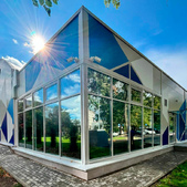Зеркальная солнцезащитная пленка glass silver 50