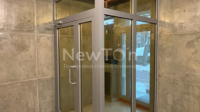 Зеркальная солнцезащитная пленка glass gold-silver 27