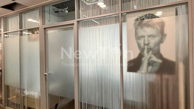 Тонировка пленкой перегородок в офисе компании Профилум в Москве